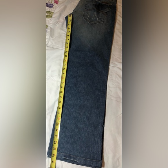 Armani Exchange AX Light Wrinkle Distressed Denim Jeans SZ 33 Long. - Picture 12 of 12